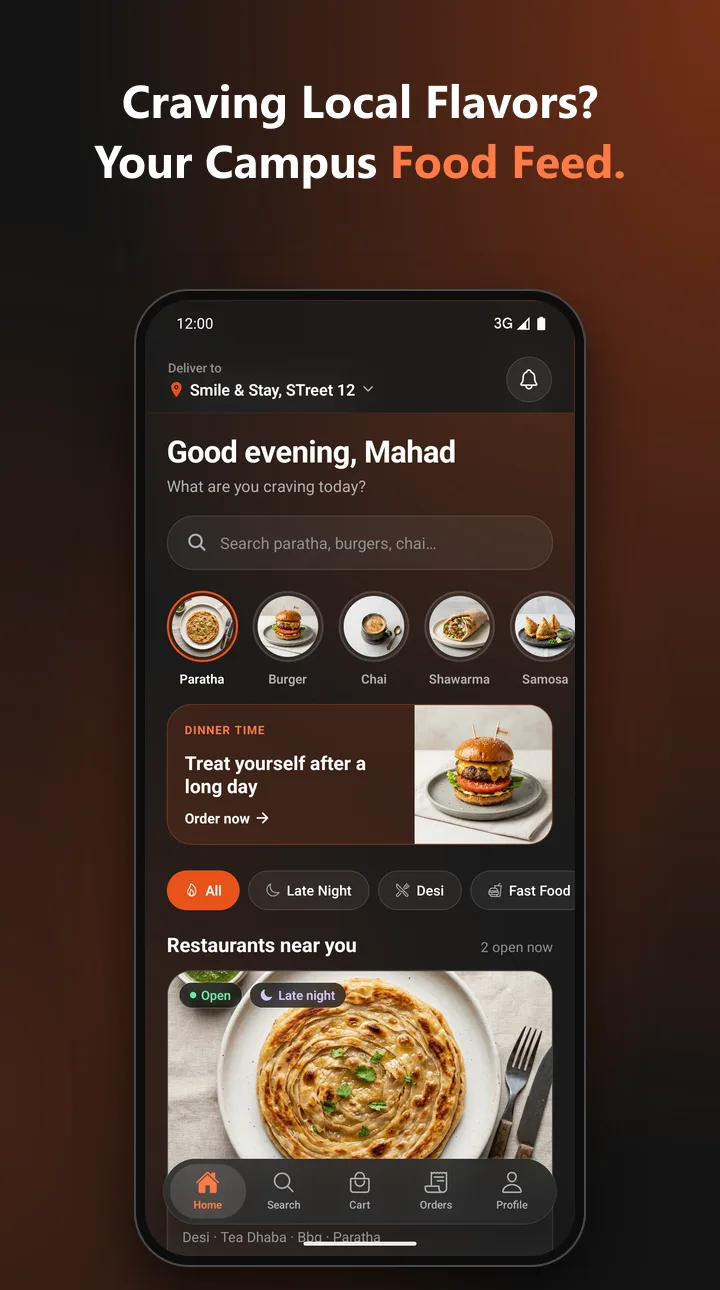 Home feed